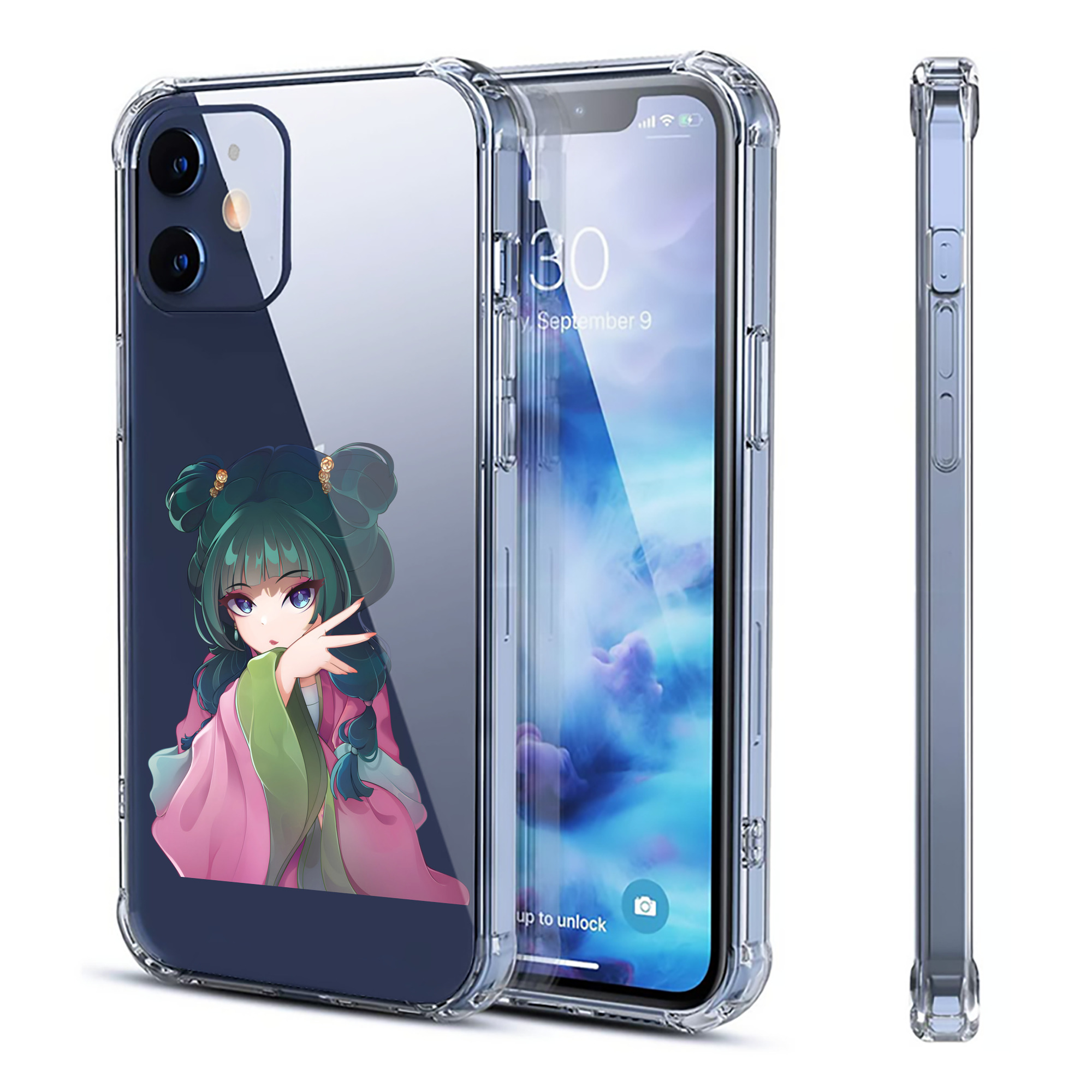 （画像用） 薬屋のひとりごと The Apothecary Diaries 【iPhone 12シリーズ対応】透明スマホケース（クリアソフトケース）